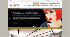 Desktop Screenshot of distinctioncondos.com