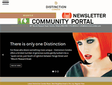 Tablet Screenshot of distinctioncondos.com